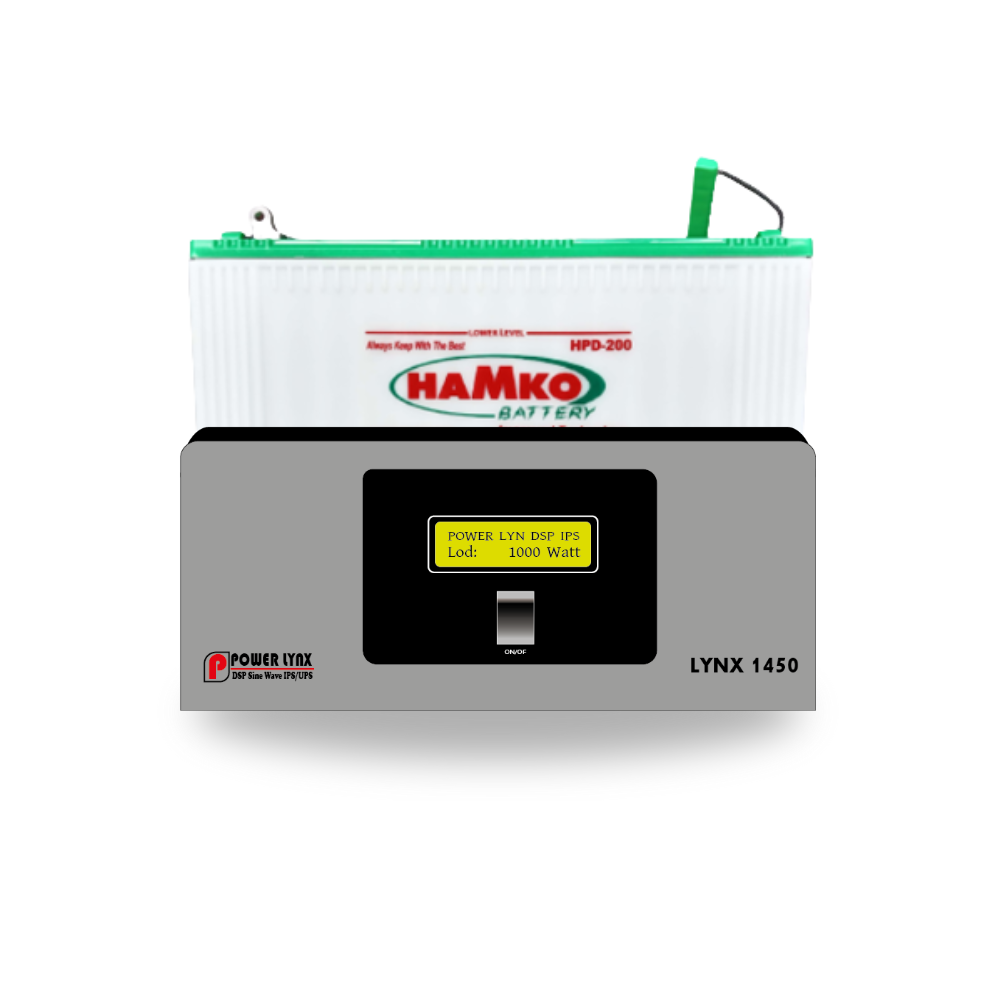 Lynx 1250 DSP IPS with Hamko HPD 200Ah Battery – Combo Package